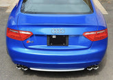 AWE Track Edition Exhaust System for B8 S5 4.2L - Diamond Black Tips - Mounted